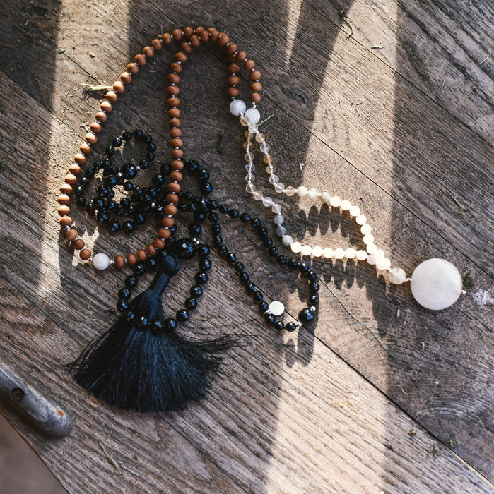 Make a Tassel Necklace with Prayer Beads - Rings and ThingsRings and Things