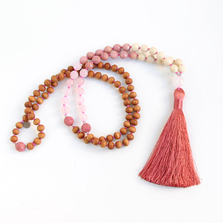 Let Love Flow Mala - Blooming Lotus Jewelry