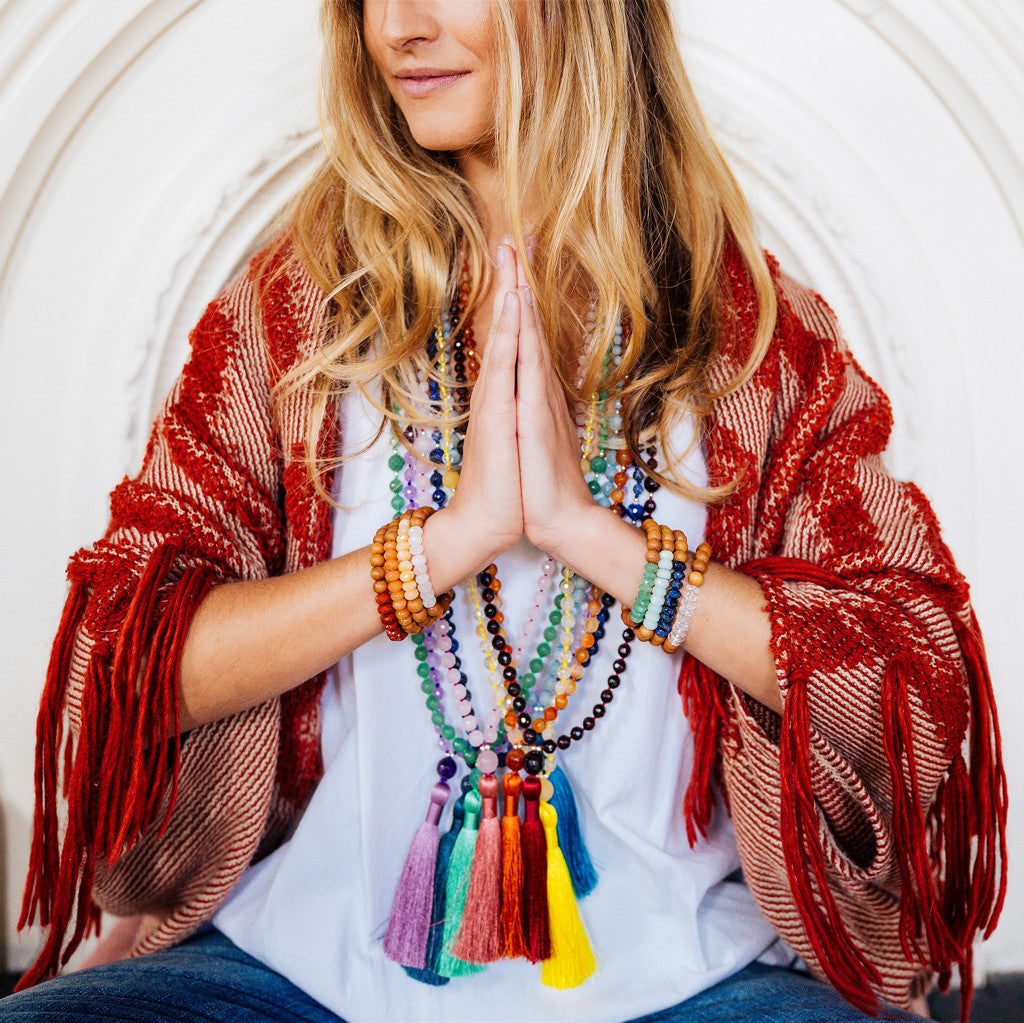 I Am Intuitive Mala (Brow Chakra) - Blooming Lotus Jewelry