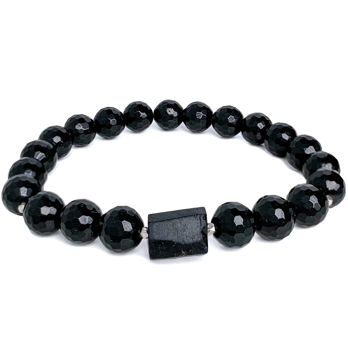 Schorl bracelet Raw black tourmaline bracelet Black men bracelet Base  Chakra bracelet Balance bracelet - AliExpress