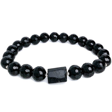 Dainty black onyx bracelet - NicteShop