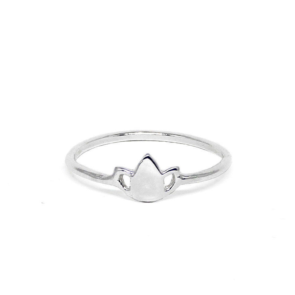 Tiny Lotus Ring | Lotus Jewelry | Minimalist | Blooming Lotus Jewelry